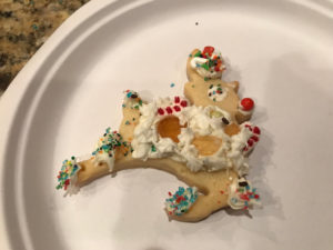 reindeer christmas cookie